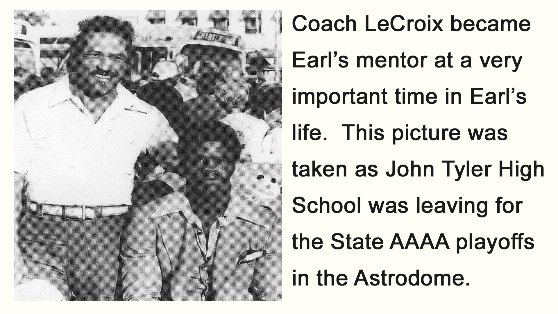 American Rhetoric: Earl Campbell - Remarks on the Dedication of Earl  Campbell Field
